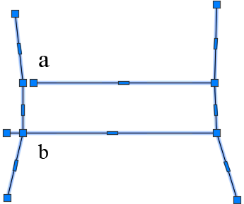 (a) Under-, (b) Overshot mit Stützpunkten.